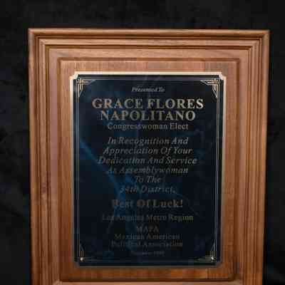 Wooden Plaque, Mexican American Political Association