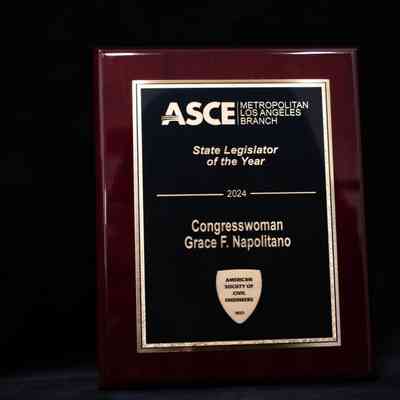 Wooden Plaque, American Society of Civil Engineers (ASCE)