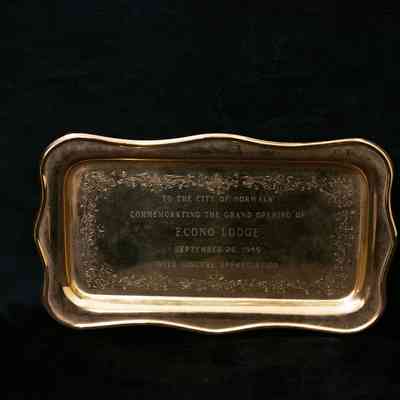 Metal Tray, City of Norwalk