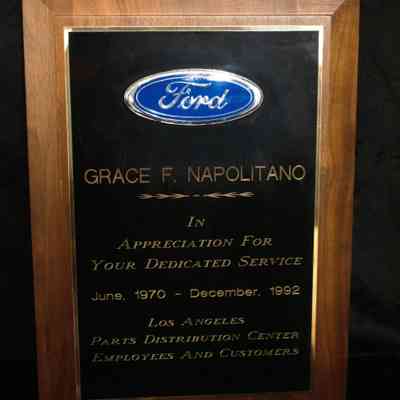 Wooden Plaque, Ford Motor Company