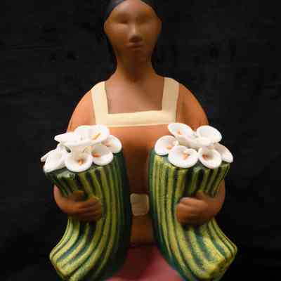 Ceramic Mexican Doll