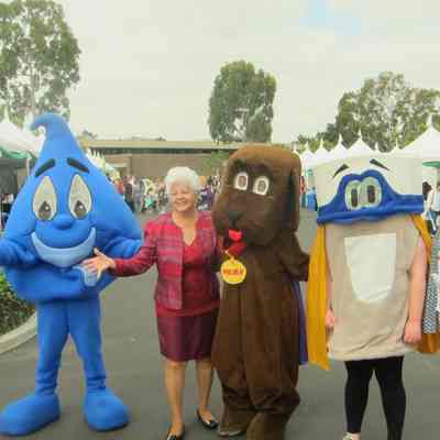 Grace Napolitano and Mascots