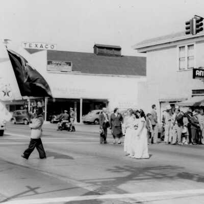 Holy Ghost Parade #6 Mary Butler far left of girls (Mary Di Cecco)