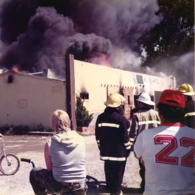 Wagon Wheel burning