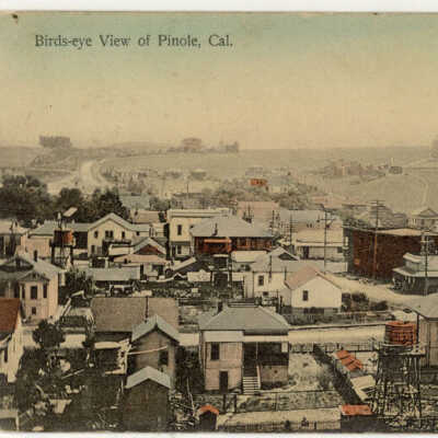 Pinole 1909 color post card (Messier)