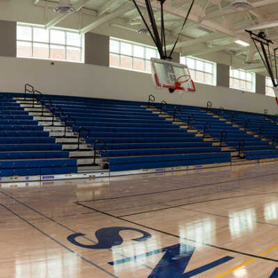 PVHS main gym with bleachers 4/27/19 (Earl Combs)