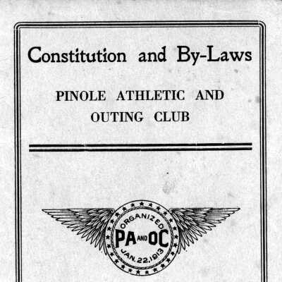 Pinole Athletic and Outing Club By-laws (Vincent)