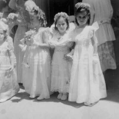 Holy Ghost little girls 1951 (Bob Marieiro)