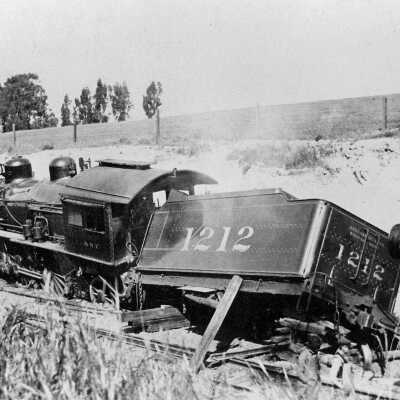 Santa Fe train wreck #1212 #1 (Mariotti)