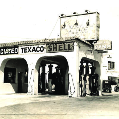 DE LA BRIANDAIS BROS Gas Station (Ian Richards)