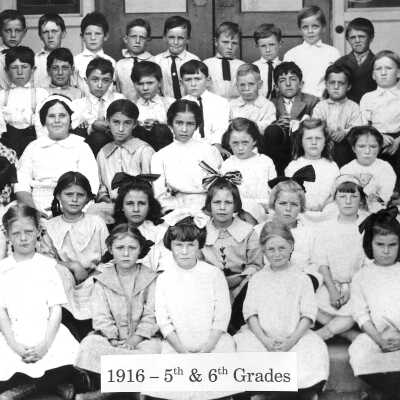 1916 Class Photo, 5th-6th grades (city)