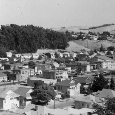 1970 Downtown from Summit Drive