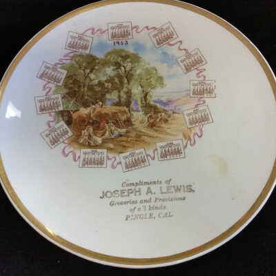 Joseph Lewis plate 1913