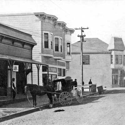 1900 Street scene, Pinole