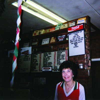 C & C Deli 1997: Ida Castro inside at her Continental Deli April 1997.