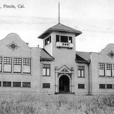 Pinole-Hercules school 1908 (post card)