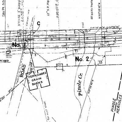 Union Pacific train map 1876 (City of Pinole)