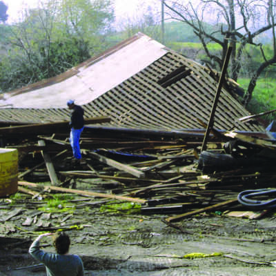 Faria barn destruction #2 (Margaret Prather)