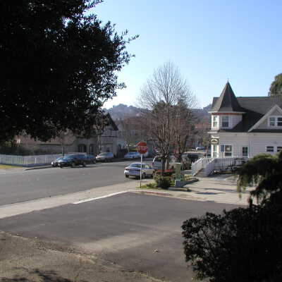 Main Street from BNSF looking west 1