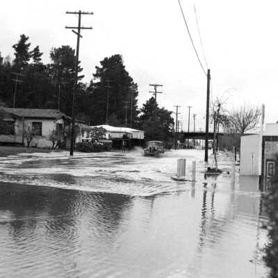 Flood of 1958 #8 - Tennent by park (Mariotti)