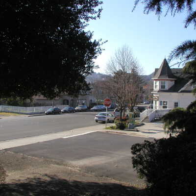 Main Street from BNSF looking west 3