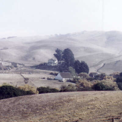 Overlooking Cesellini and Faria ranches