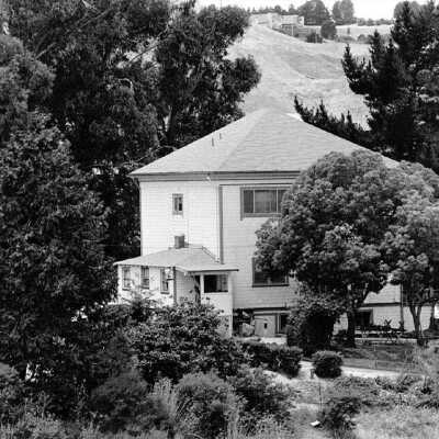 Faria house (back) as seen from 1-80