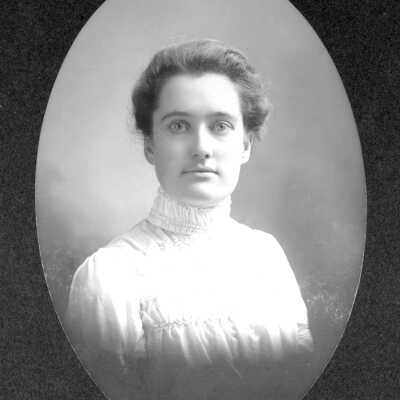 Cameo of Annie Ellerhorst (city): Portrait of Annie Ellerhorst, circa 1895, daughter of Christina and C. H. Ellerhorst of Pinole, CA. 