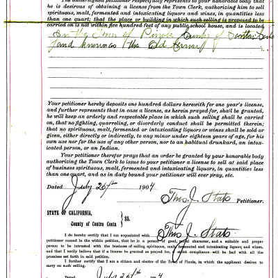 LIQUOR LICENSE-Thomas Stats