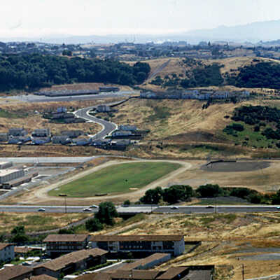 PVHS:Pinole Shopping Center panorama 1967 (Earl Combs)