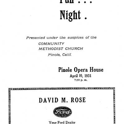 Community Fun Night 1931 (Ramos)