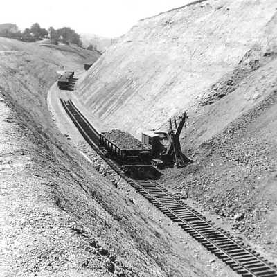 Railroad tunnel excavation #4