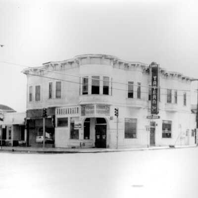 Town Tavern #2: In the 1950s the former Joe Lunghi Trovatore Cafe was known as the Town Tavern. Next door were Valentine’s Cleaners and the post office, before it moved to a new building on Pear Street.