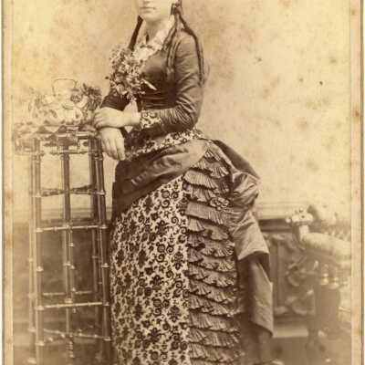 Christina Margaretta Meyer (Ellerhorst) (maiden): Portrait of Christina Margaretta Ellerhorst (née Meyer), circa 1850, wife of C.H. Ellerhorst of Pinole, CA.