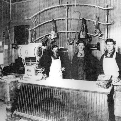 Molly Rose's (Silvas) Butcher Shop #2 (Ramos): The Hokie Silva and Molly Rose Butcher Shop, Early 1900s. 