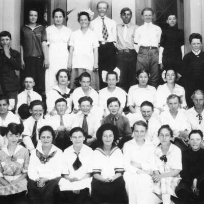 1918 School Class Photo, 8th grade (2820T) CCCHS