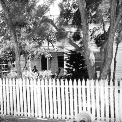 Tennent Ranch Home-3, 8 inches (CCHS): The home, built by Tennent in 1850-51 for his wife, Rafaela, was Pinole’s first wooden-frame structure. The pieces were cut, pieced, numbered, and ready to be assembled. The home was shipped from Maine around Cape Horn to Pinole. A bunkhouse in the back was Pinole’s oldest standing building until razed in the 1990s. 