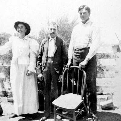 Three unidentified people (Mariotti): Three unidentified people