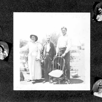 Three unidentified people w:3 cameos (Mariotti): Three unidentified people