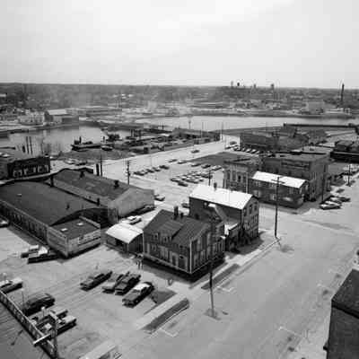 Birds-eye Vew from Hotel Manitowoc