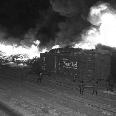 Soo Line Warehouse Fire