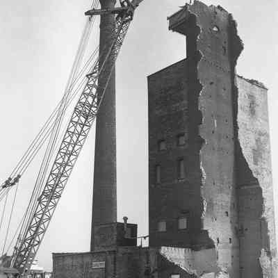 Elevator B Fire Aftermath