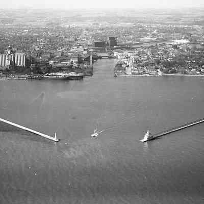 North & South piers