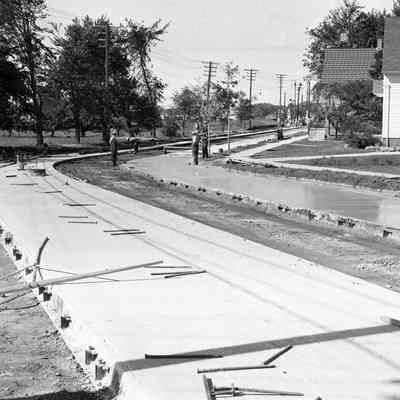 Paving Custer Street