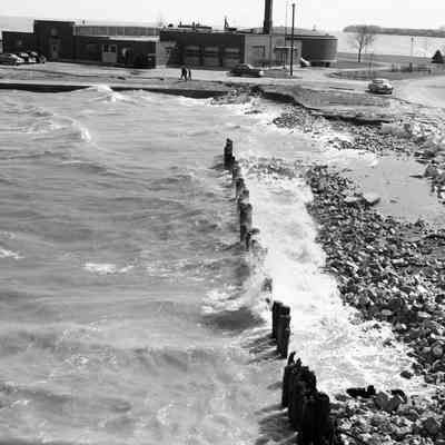 Erosion Manitowoc Sewage Treatment Plant