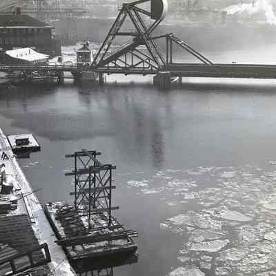 Jacknife Bridge on Manitowoc River