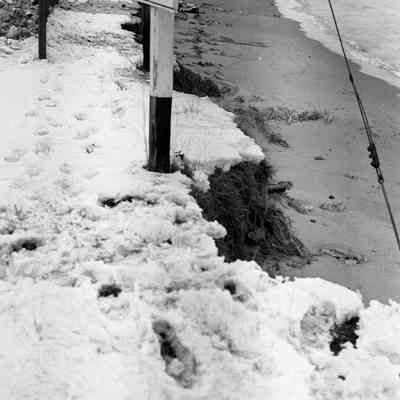 Lakefront erosion