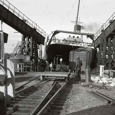 Ann Arbor RR carferry slip