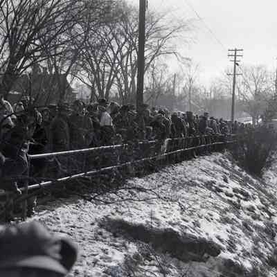 Crowd Watching John G. Munson's Launching