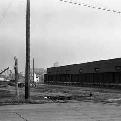 C&NW RR freight house on Franklin Street